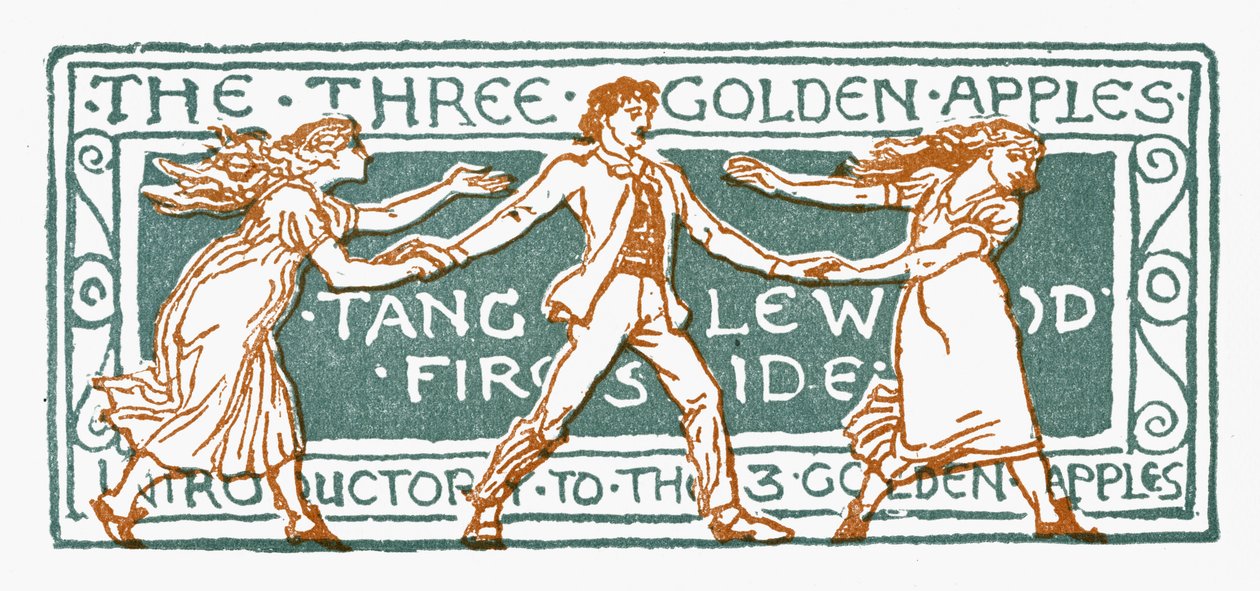 The Three Golden Apples by Walter Crane