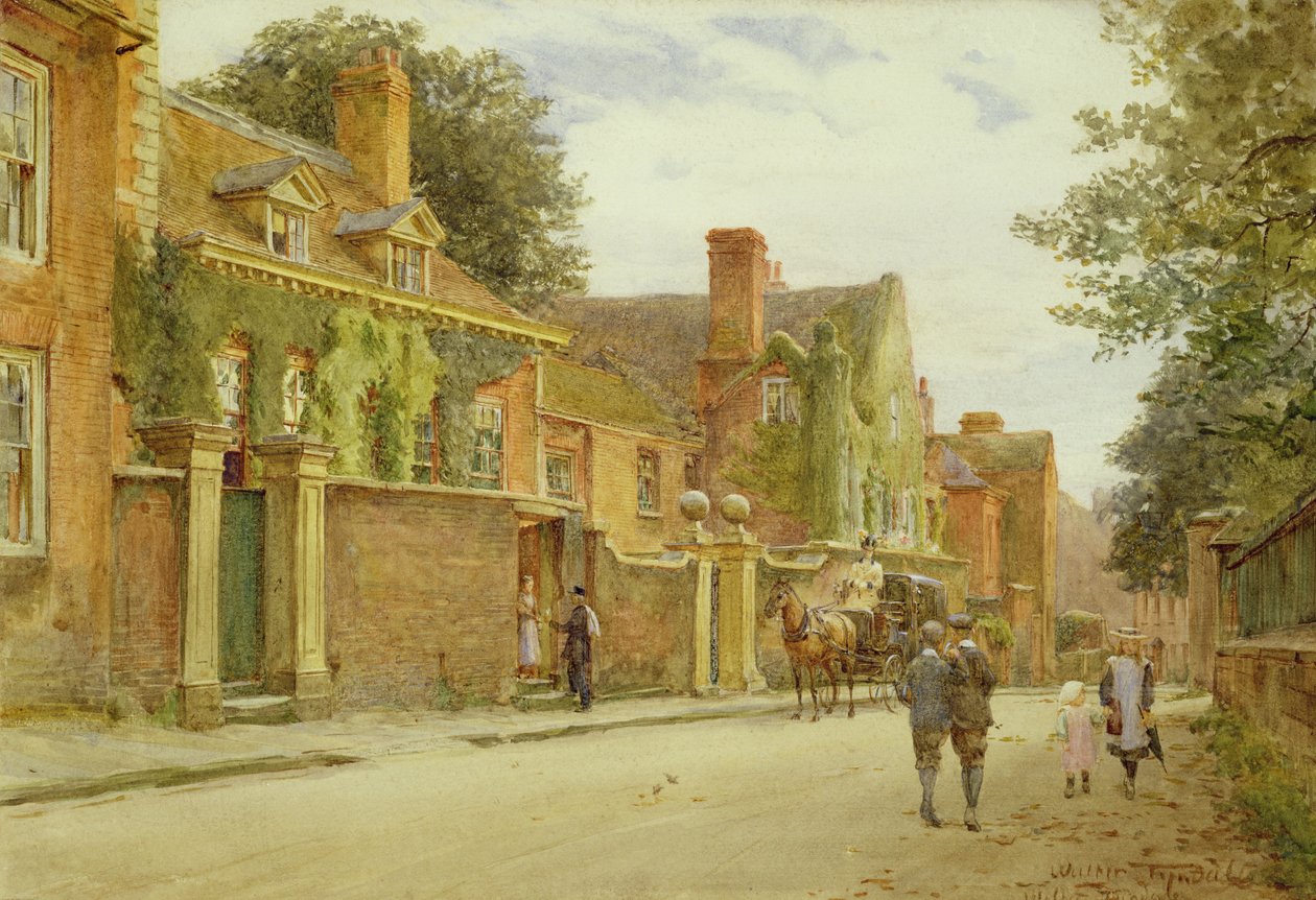 Belmont, Shrewsbury (kağıt üzerinde wc) by Walter Frederick Roofe Tyndale