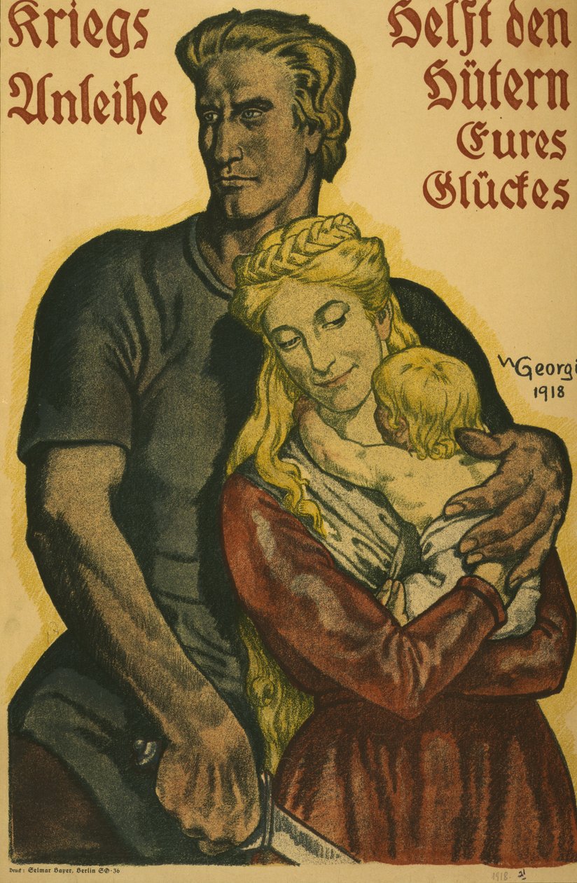 Savaş Kredisi, Servetinizin Koruyucularına Yardım Edin, 1918 by Walter Georgi