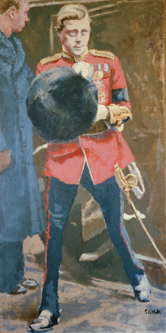 Bir Galli Muhafız olarak Edward VIII (1894-1972) by Walter Richard Sickert