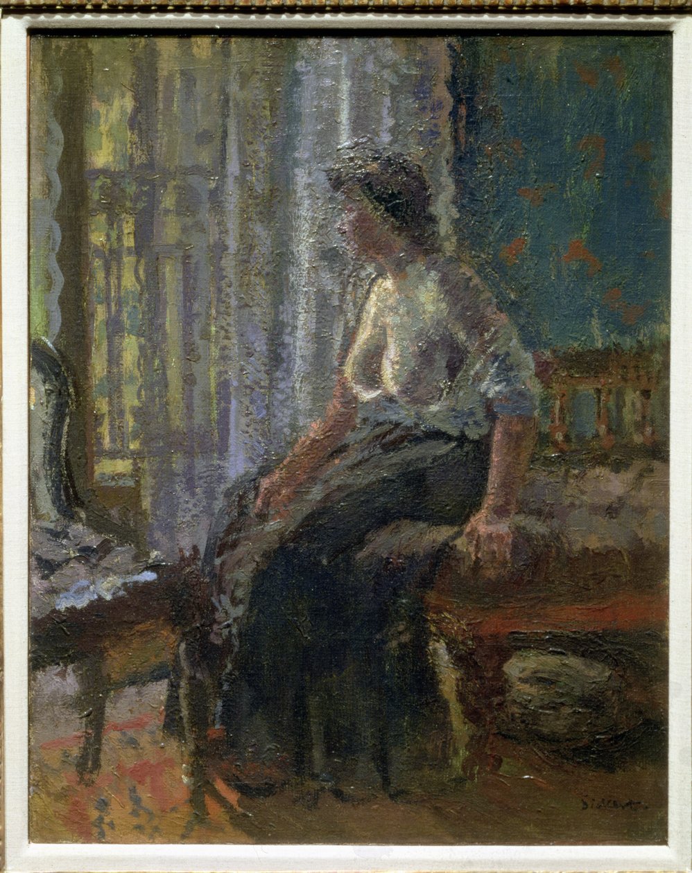 Oturan Kadın, Granby Caddesi, 1909 dolayları by Walter Richard Sickert