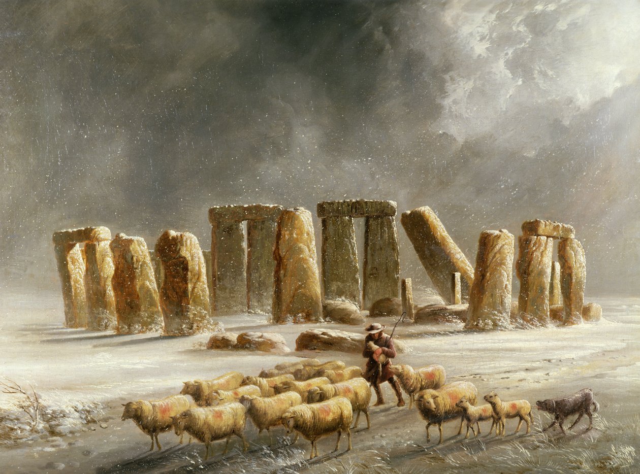 Kışın Stonehenge by Walter Williams