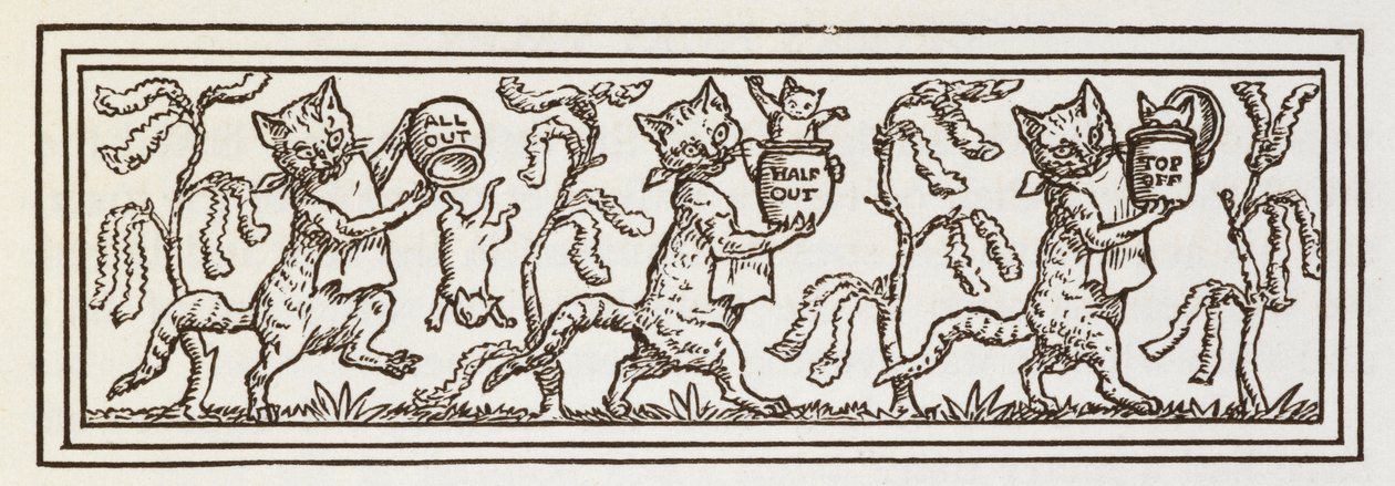 Kediler by Walter Crane