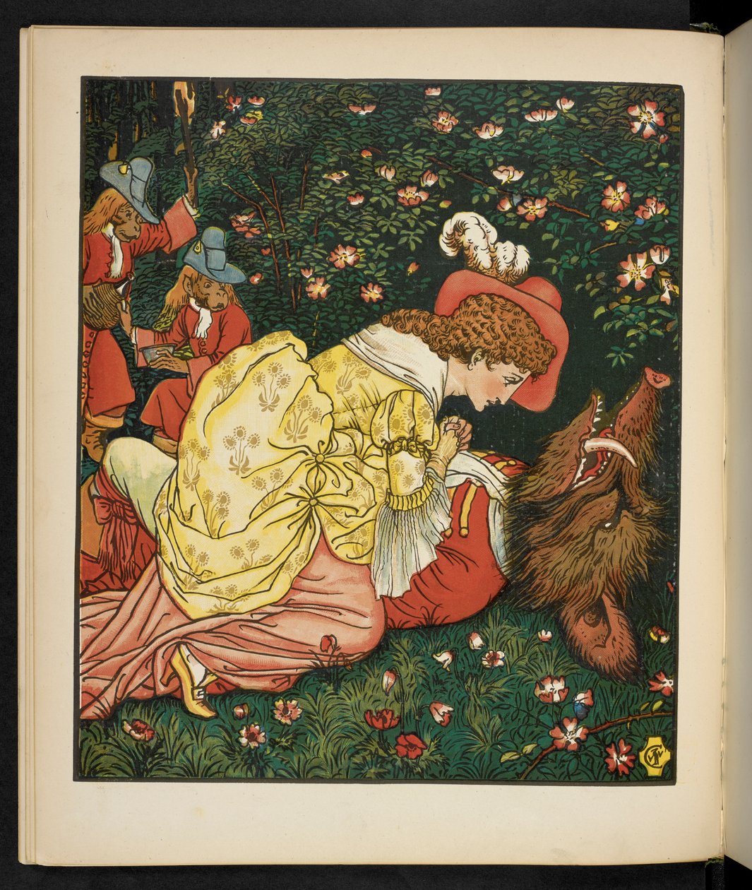 Güzel ve Çirkin için İllüstrasyon. by Walter Crane