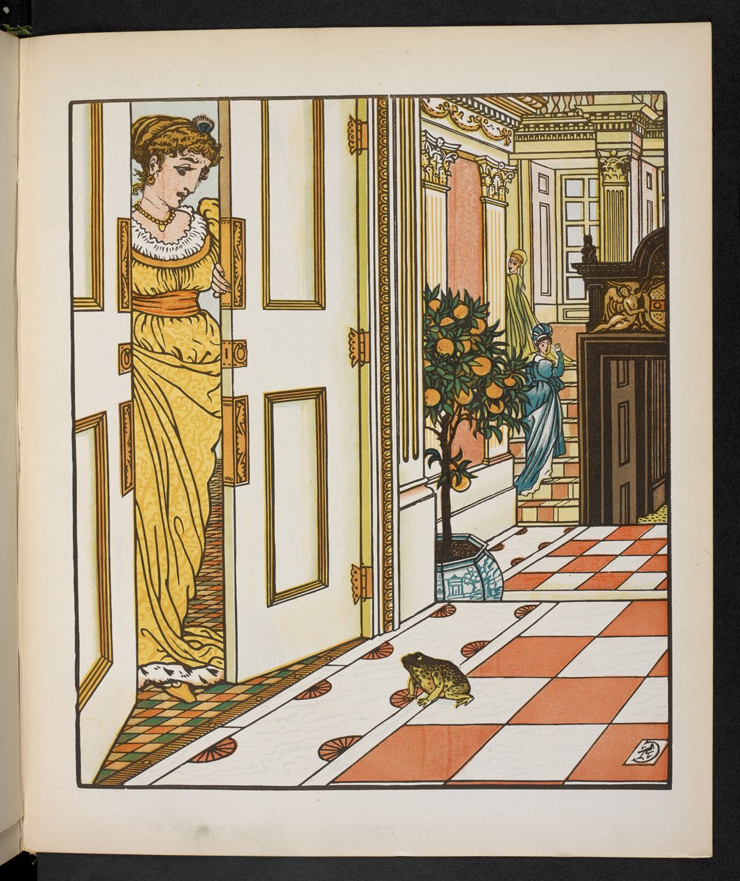 Kurbağa Prens için İllüstrasyon. by Walter Crane