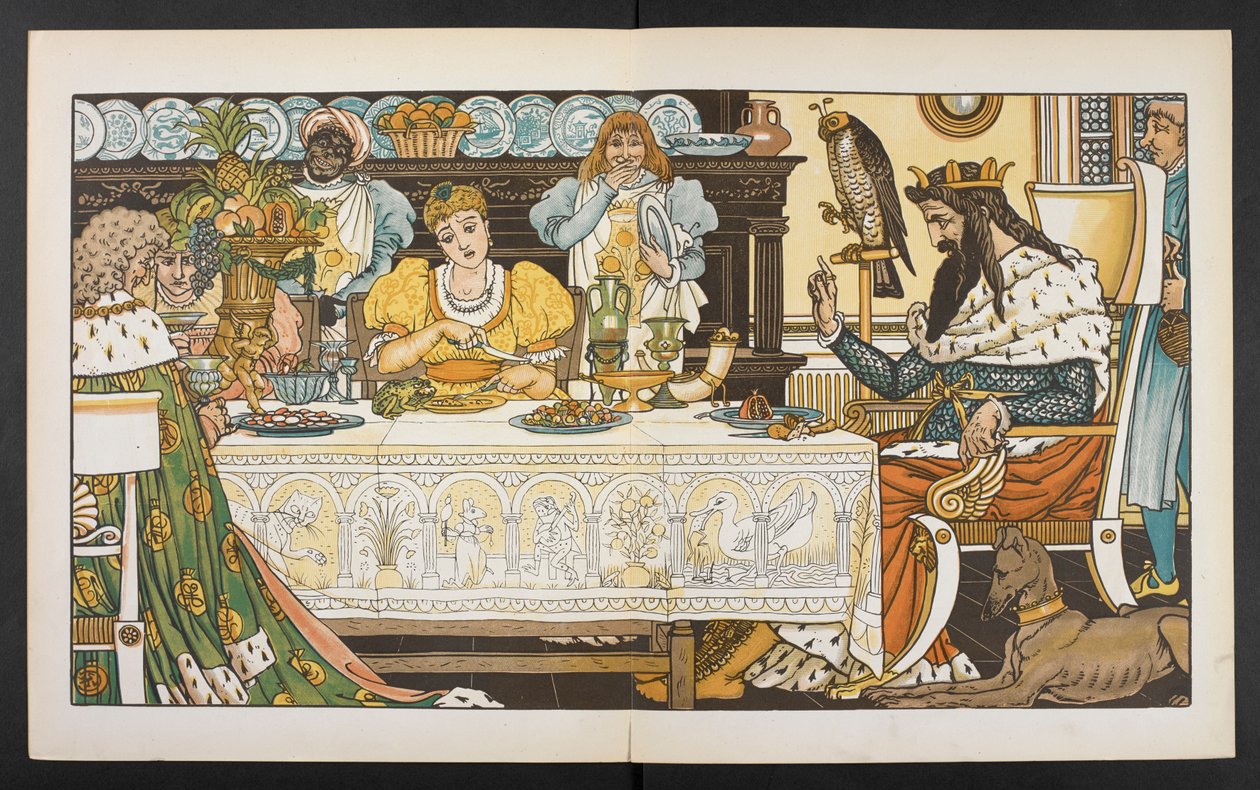 Kurbağa Prens için İllüstrasyon. by Walter Crane