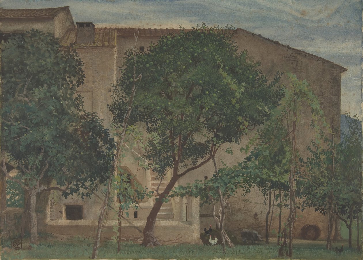 İtalyan Çiftlik Evi, 1871-3. by Walter Crane