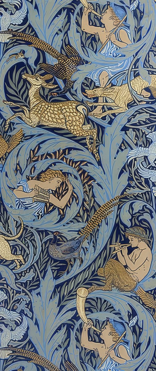 Ahşap notlar. 1886 by Walter Crane