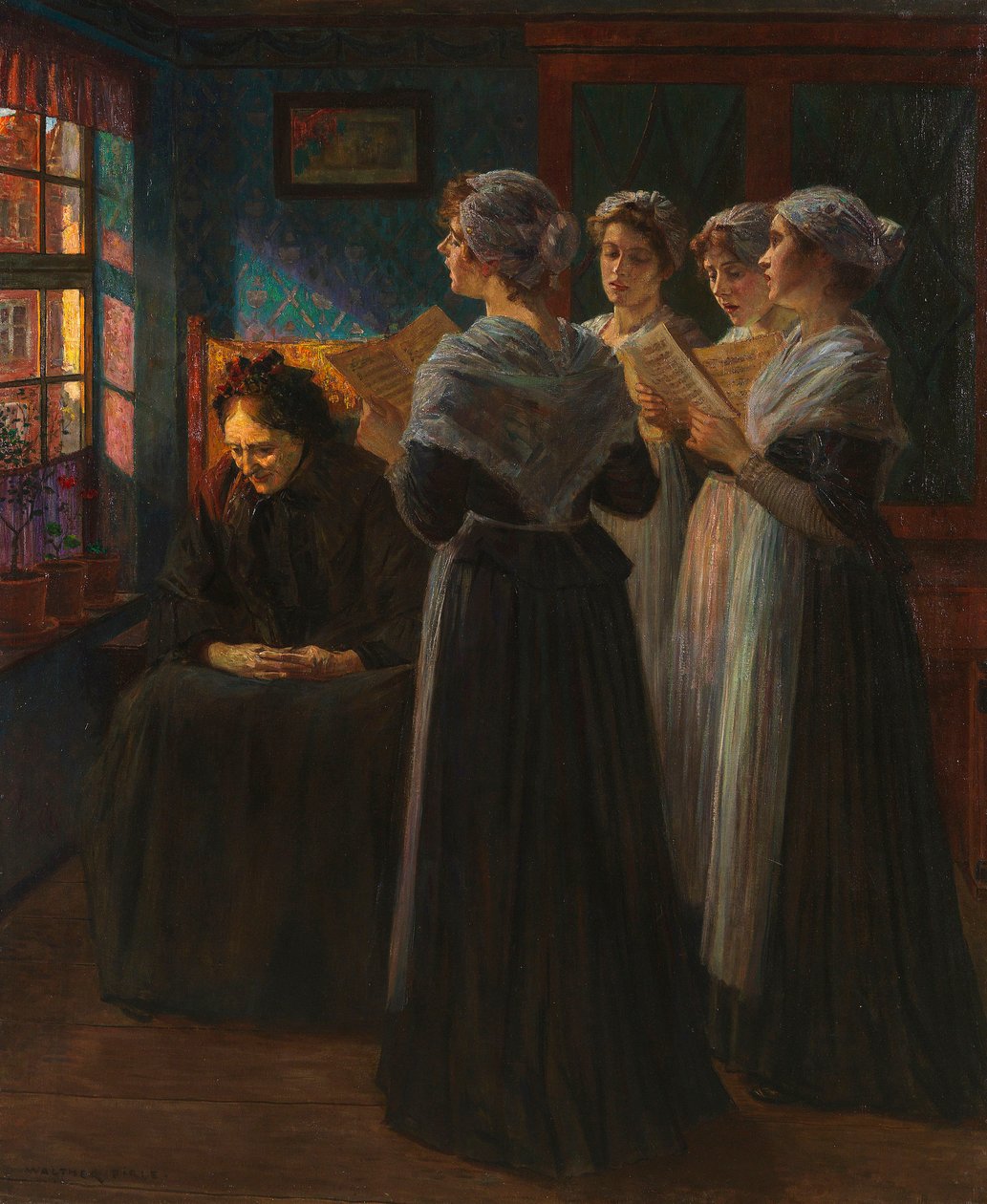 Serenat, c. 1890. by Walter Firle