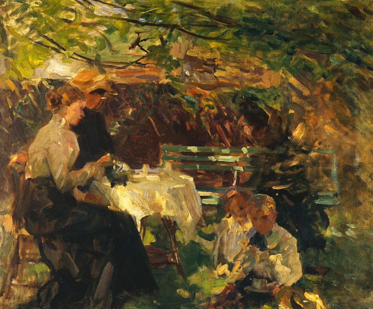 Bahçede Çay, c.1902 by Walter Frederick Osborne