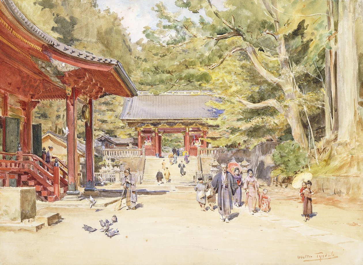 Bir Sokak Sahnesi, Japonya by Walter Frederick Roofe Tyndale