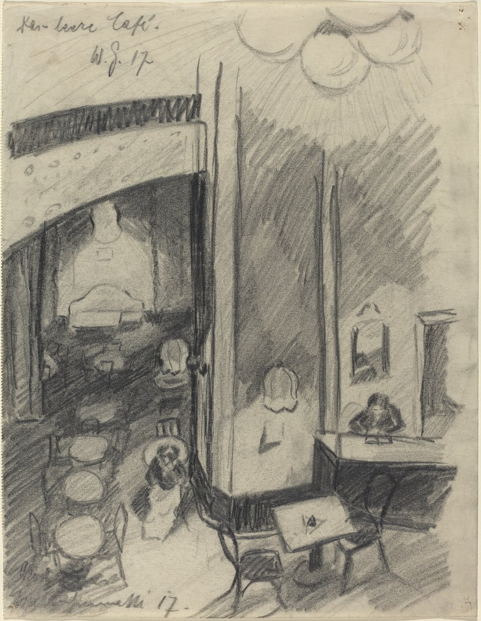 Das leere Kafe (Boş Kafe) by Walter Gramatte