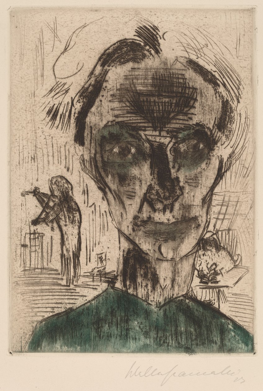 Odadaki Adam, Otoportre by Walter Gramatte