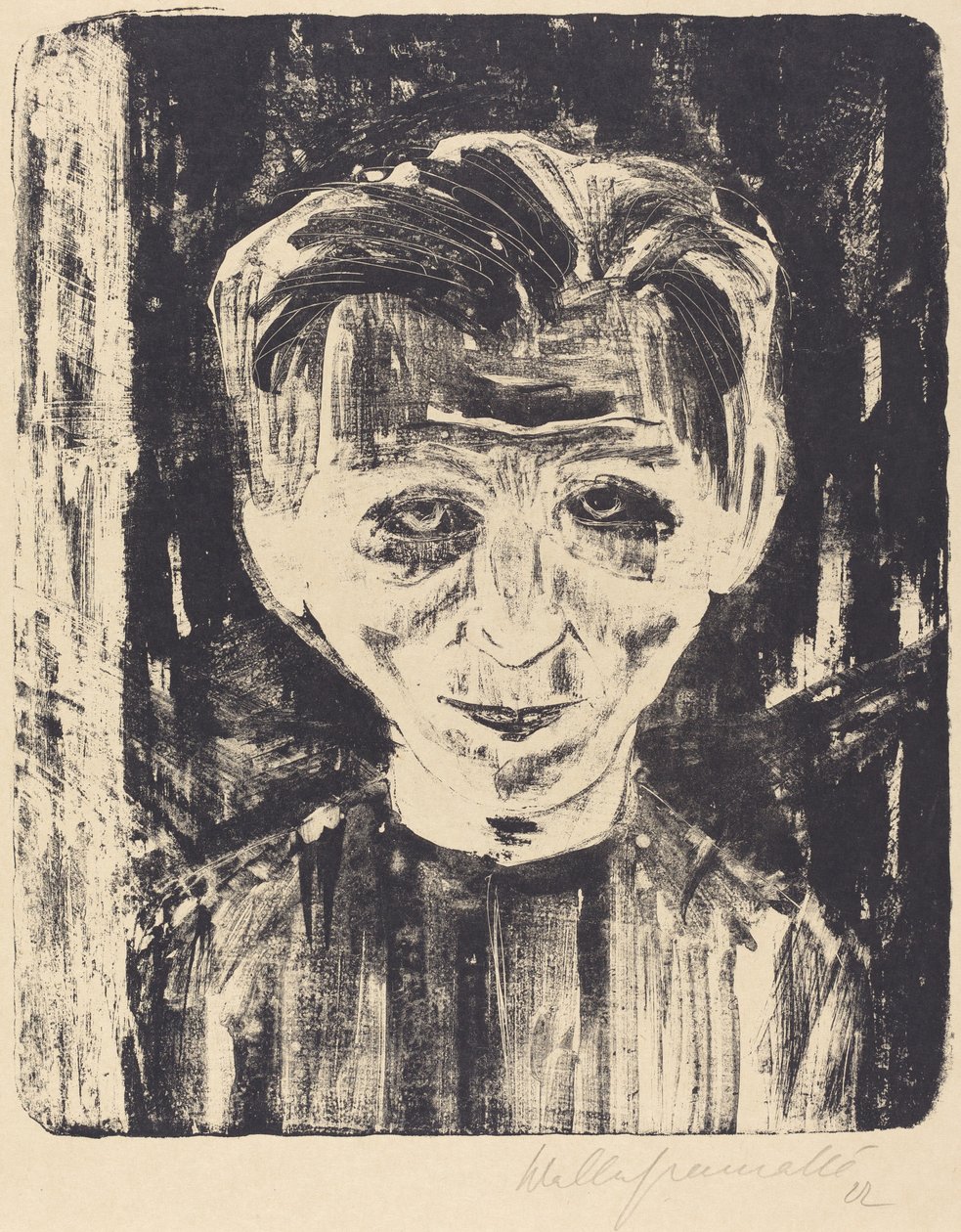 Otoportre, 1922. by Walter Gramatte