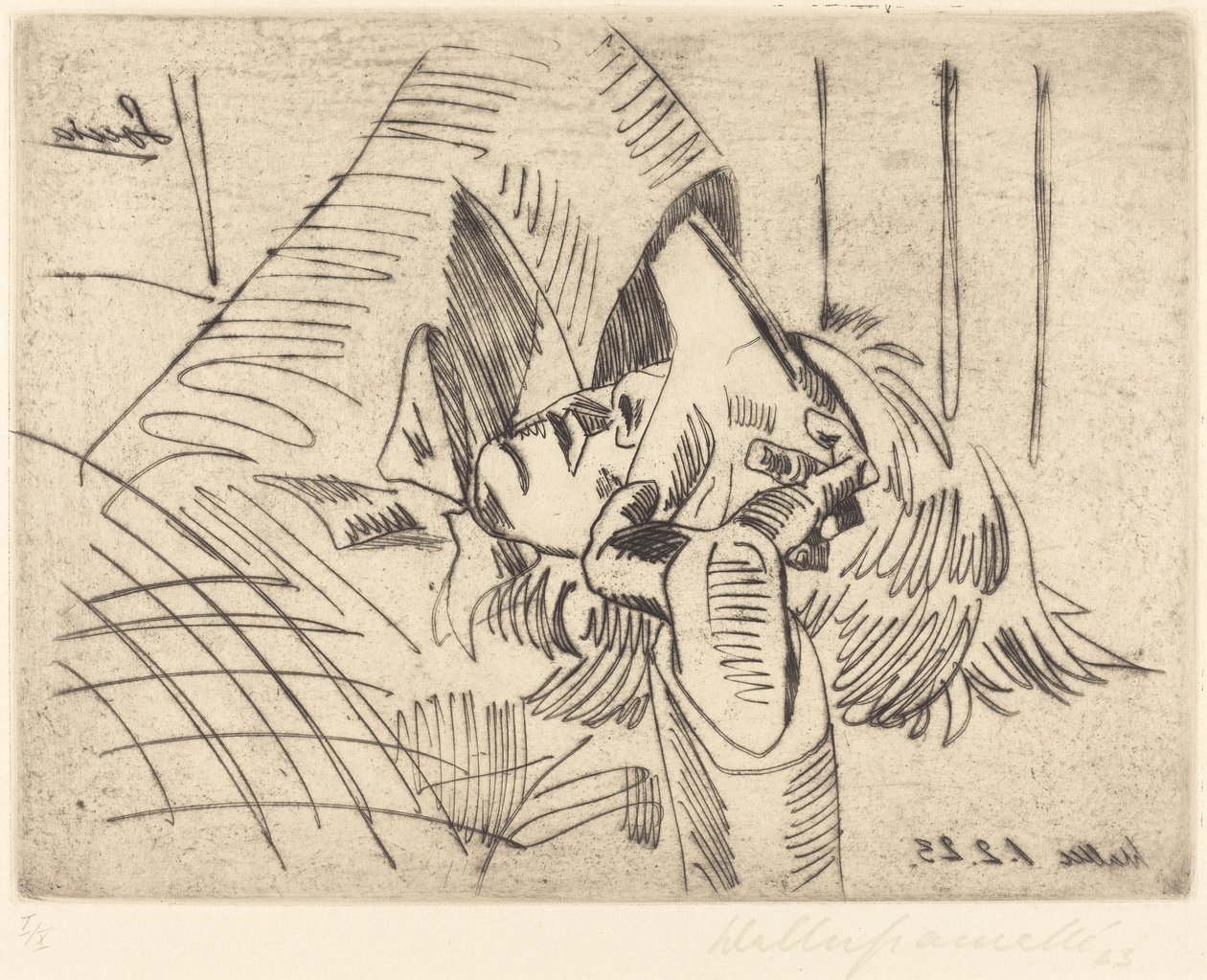 Sonya, 1923. by Walter Gramatte