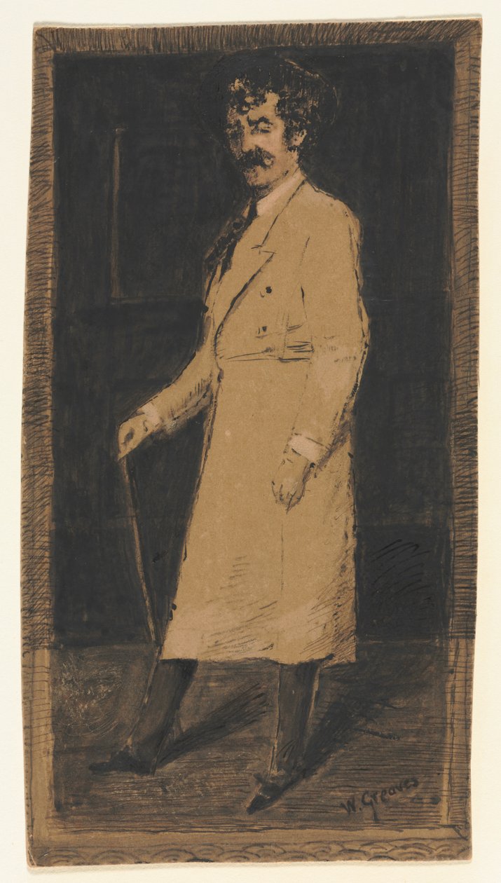 James McNeill Whistler. by Walter Greaves
