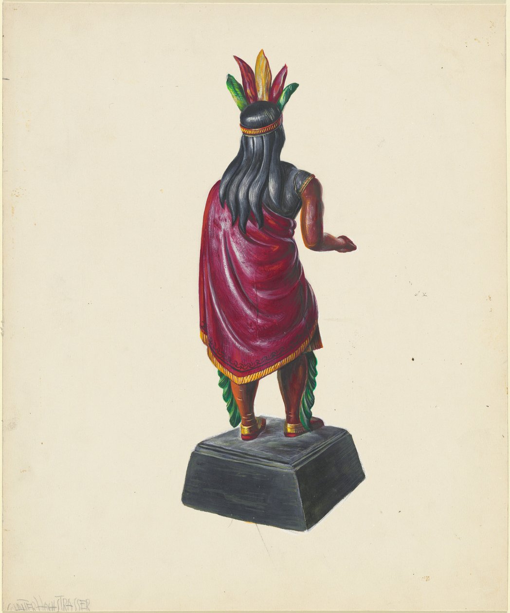Puro Mağazası Indian, c. 1937. by Walter Hochstrasser