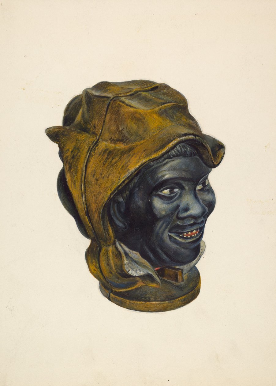 Oyuncak Bankası: Negro Boy Head, c. 1939. by Walter Hochstrasser