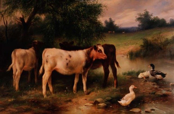 Gölgeli Bir Köşe by Walter Hunt