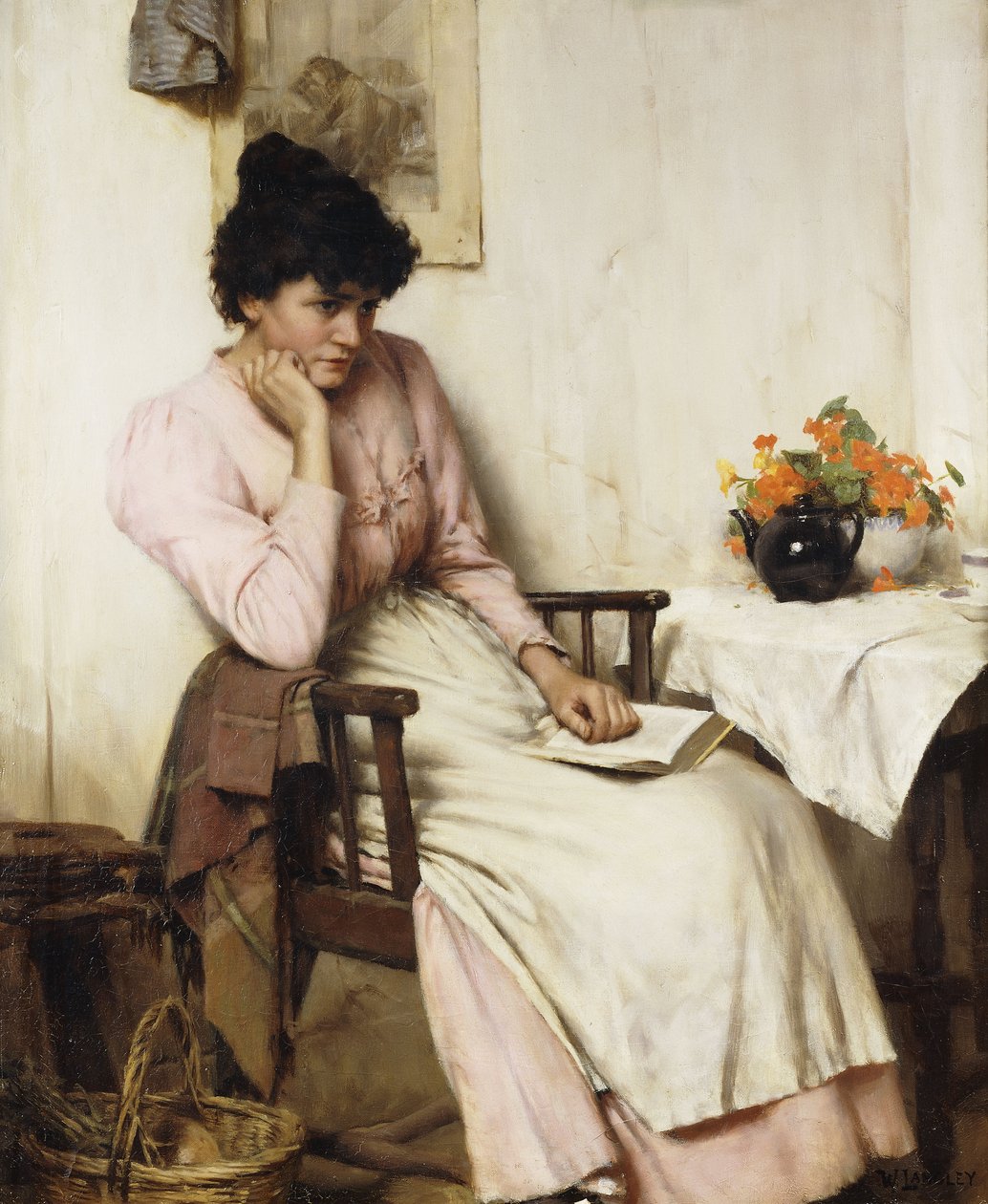 Uzak Düşünceler, by Walter Langley