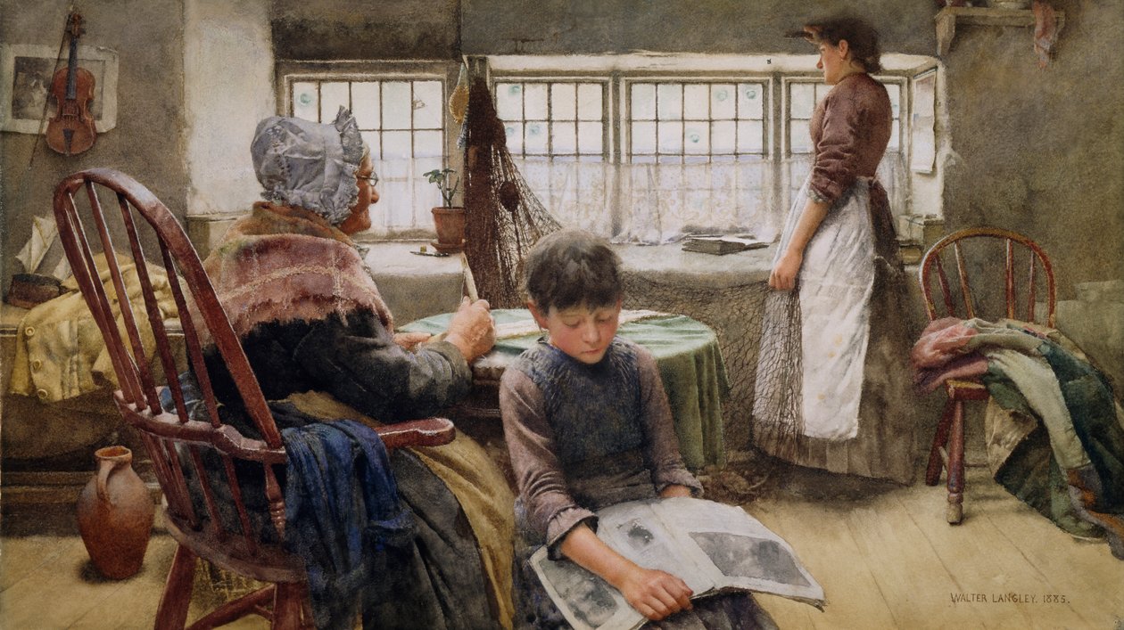 Anılar, 1885 by Walter Langley