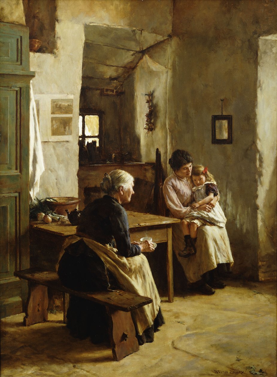 Anne sevgisi, by Walter Langley