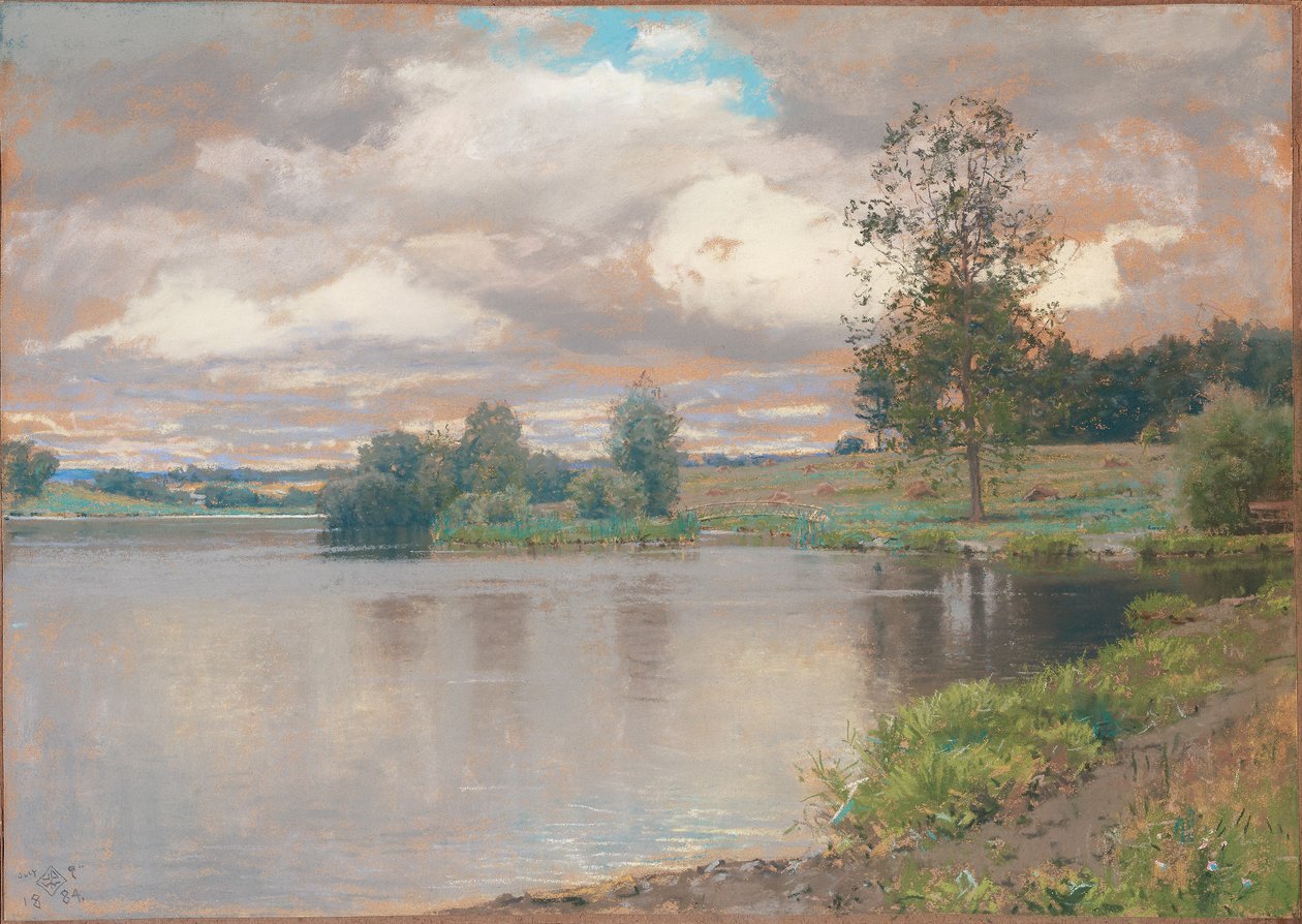 Appledale'deki göl by Walter Launt Palmer