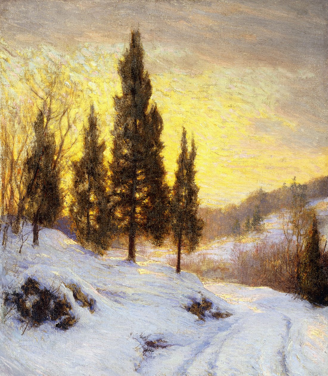 Kış Gün Batımı by Walter Launt Palmer