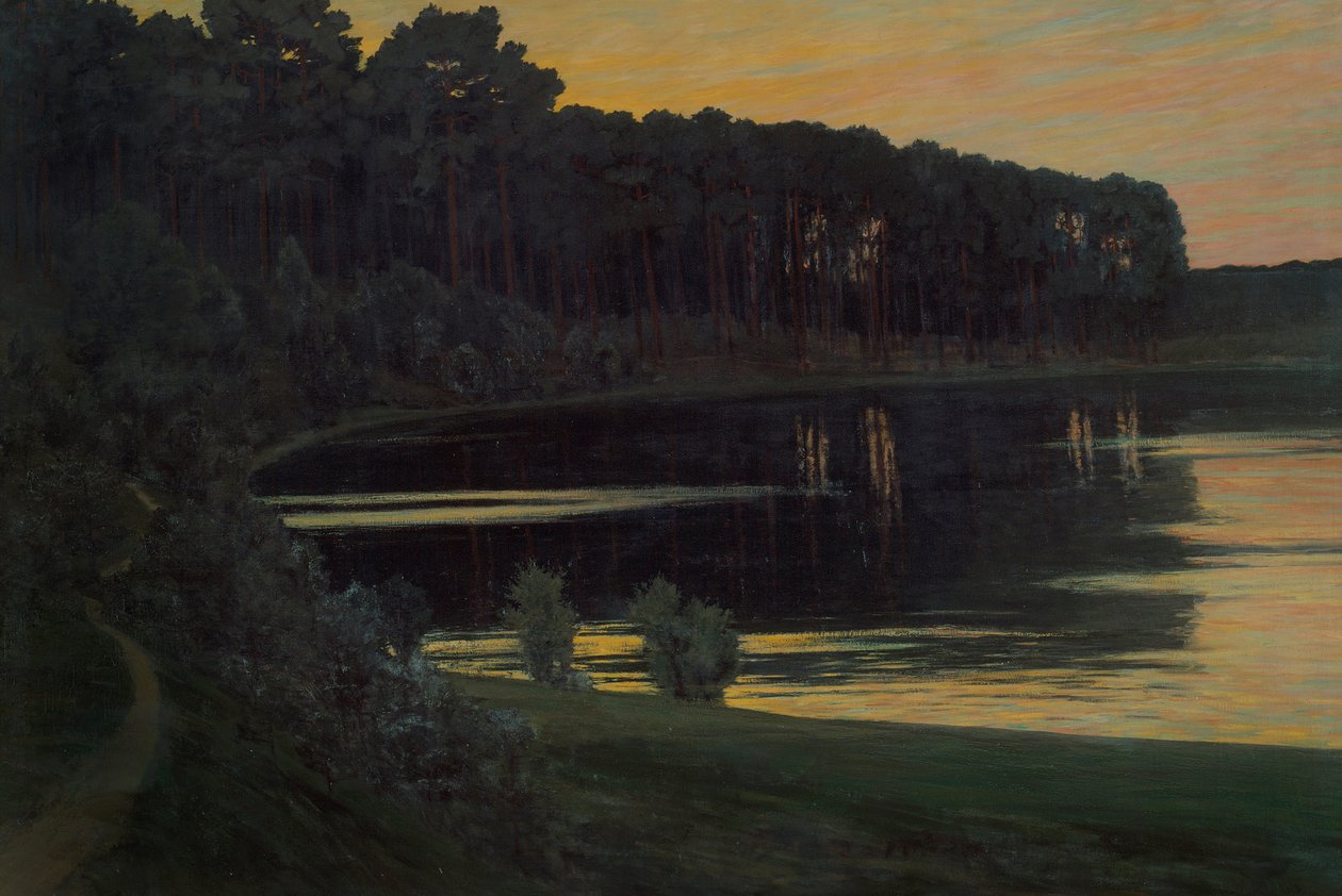 Grunewald Gölü, 1895 by Walter Leistikow