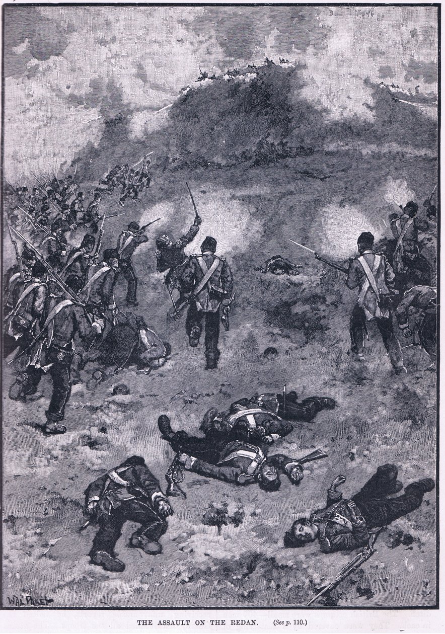 Redan 1855 AD'ye saldırı by Walter Paget