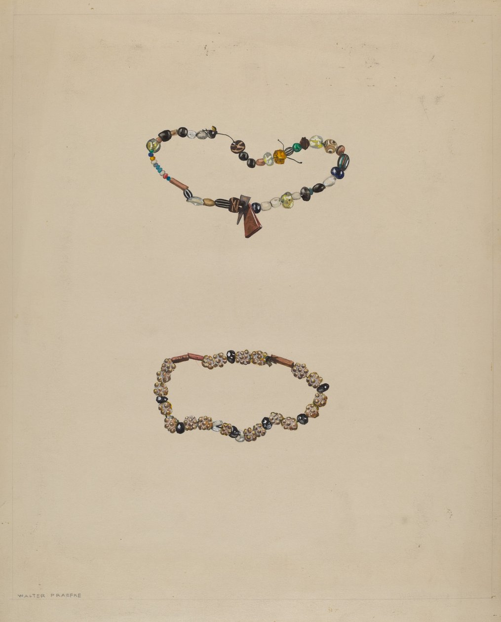 Ticari Boncuklar, c. 1936. by Walter Praefke