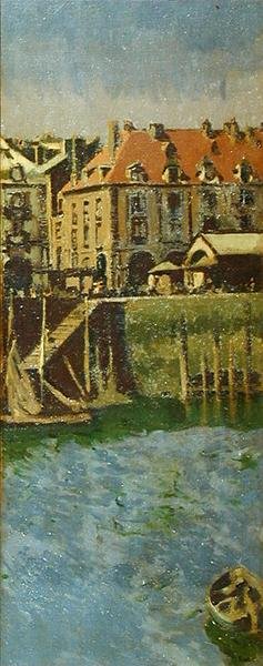 La Darse (İç Liman) Dieppe by Walter Richard Sickert