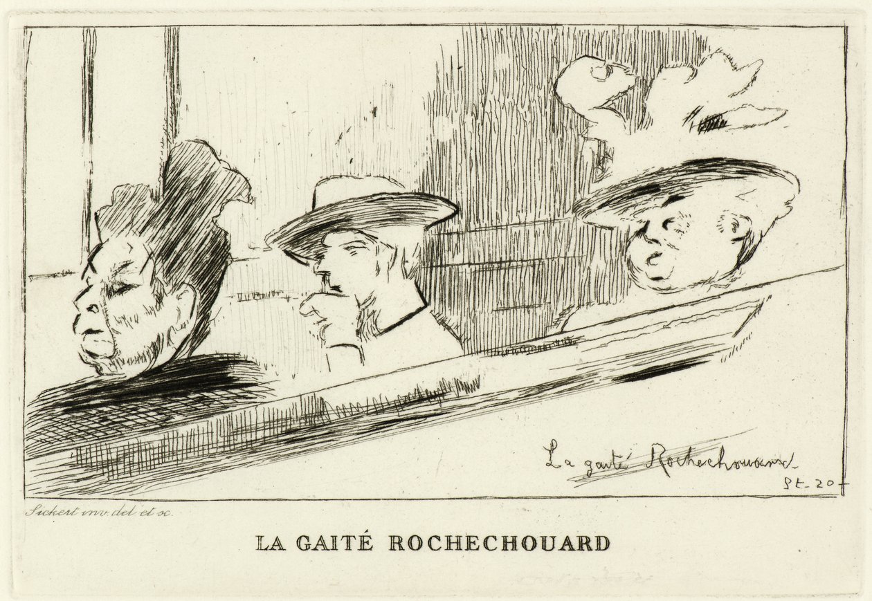 La Rochete Rochechuart by Walter Richard Sickert