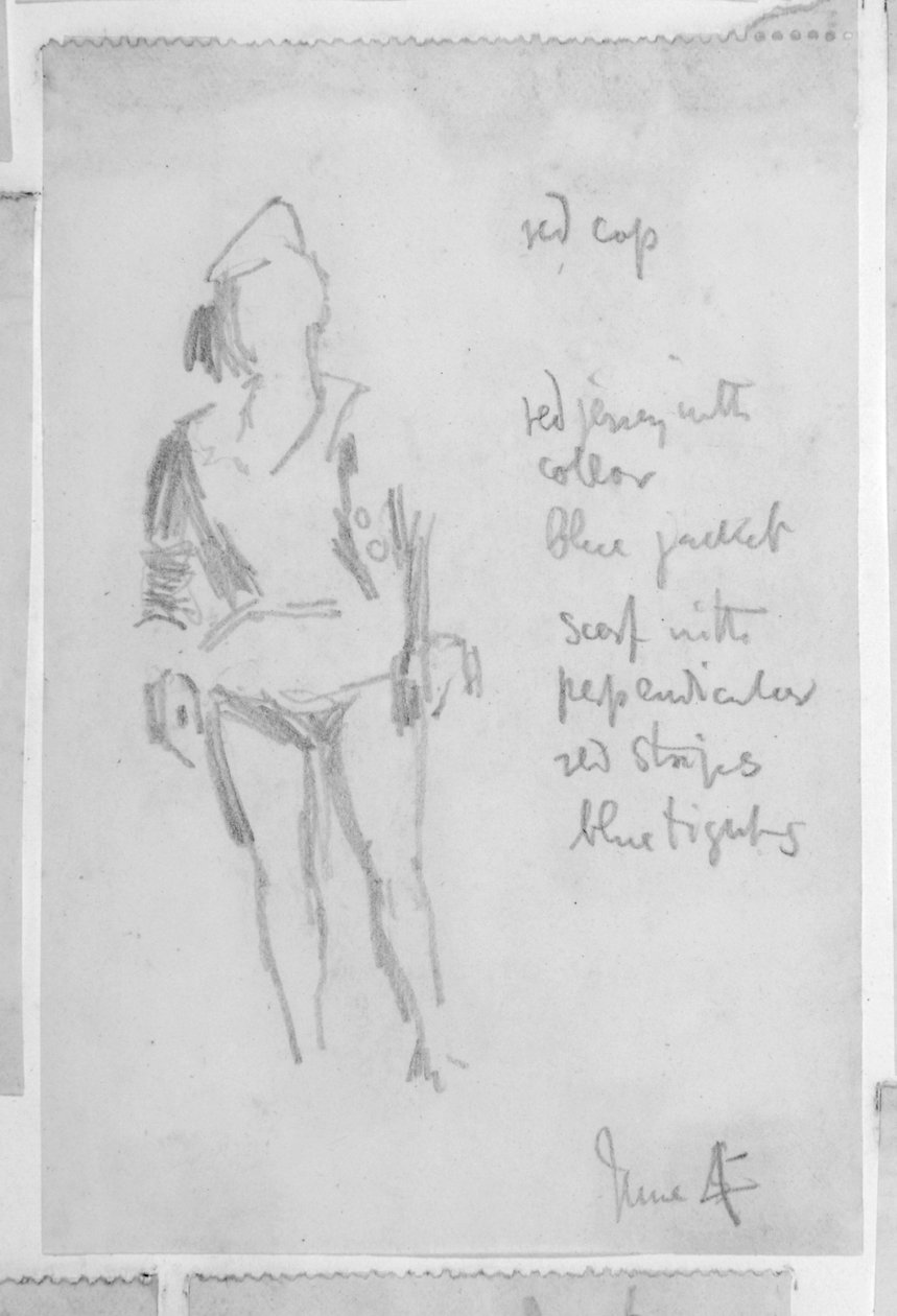 Bir kadın figürü taslağını by Walter Richard Sickert