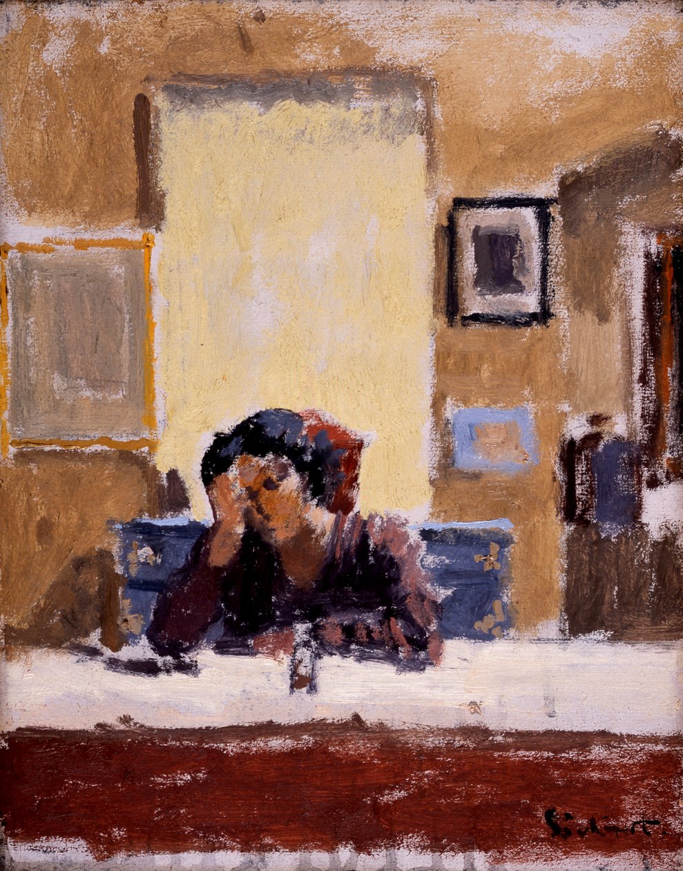 Ayna (tuval üzerine yağlıboya) by Walter Richard Sickert