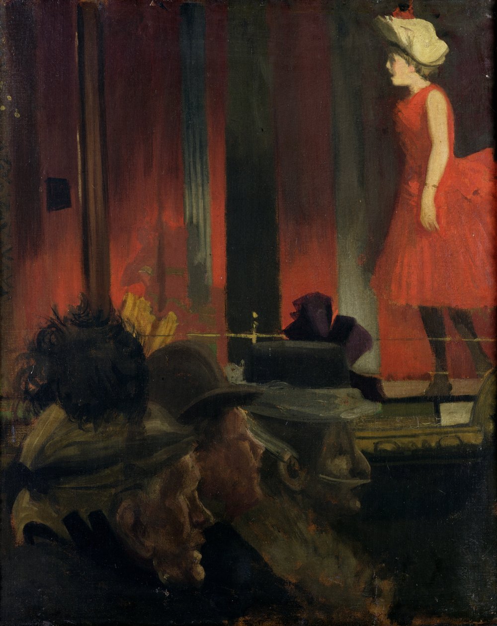 Müzik Salonu, 1889 by Walter Richard Sickert