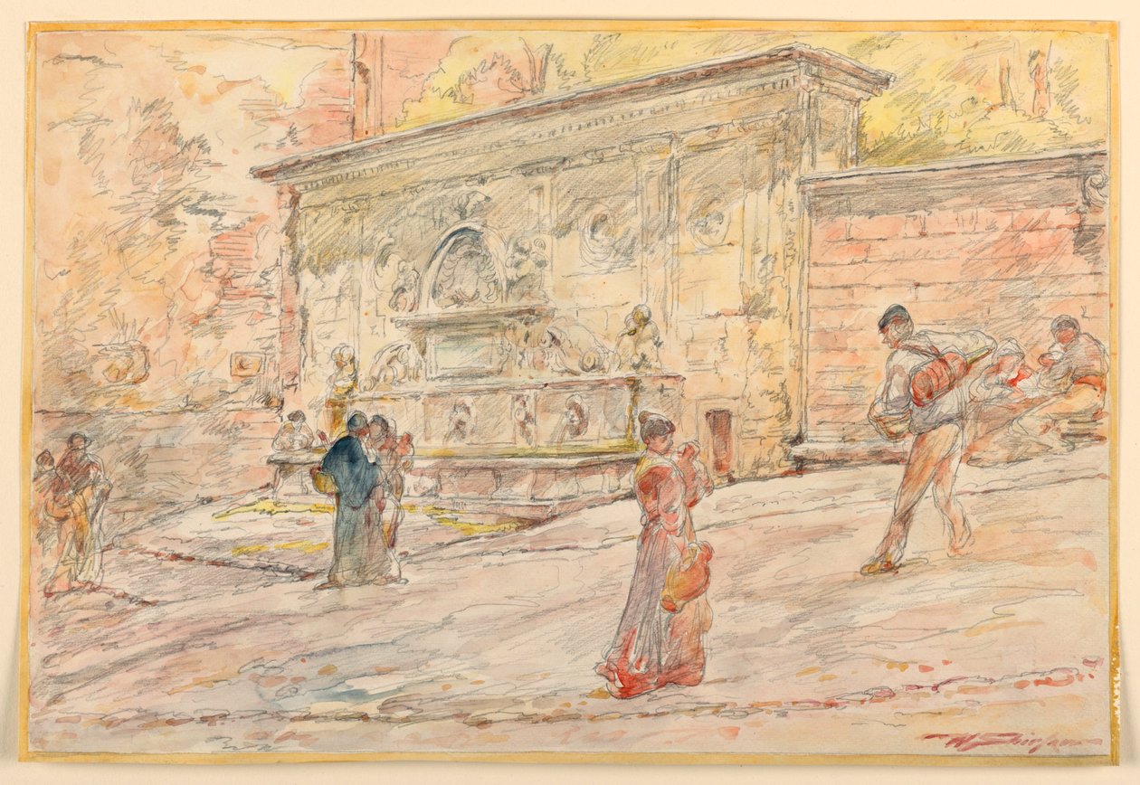 Büyük Bir Çeşme by Walter Shirlaw