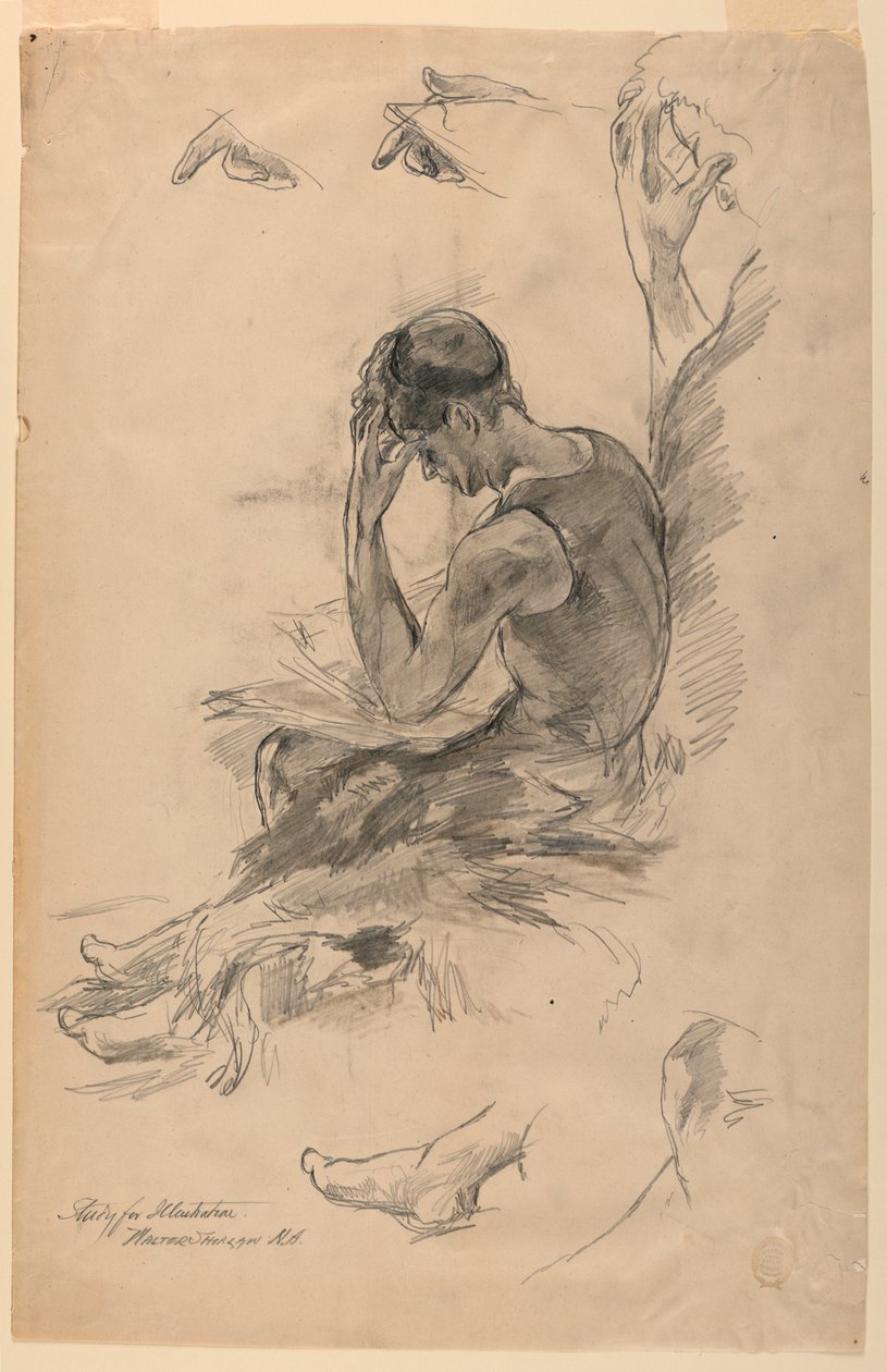 İllüstrasyon Çalışması by Walter Shirlaw