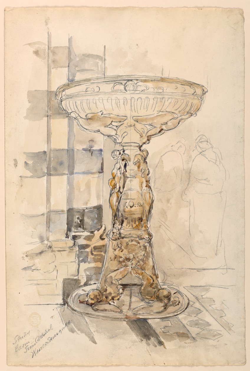 Havza Çalışması, Siena Katedrali by Walter Shirlaw