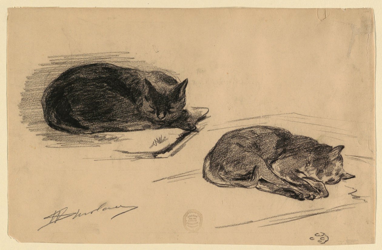 Kedilerin Çalışması by Walter Shirlaw