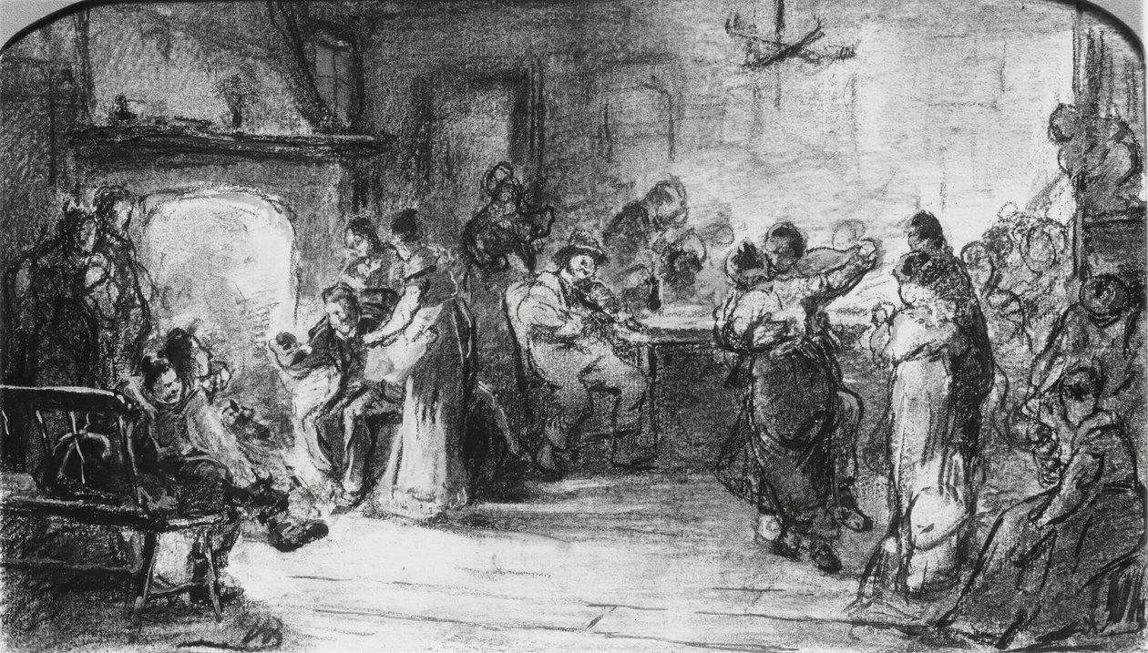 Ülke Dansı. by Walter Shirlaw