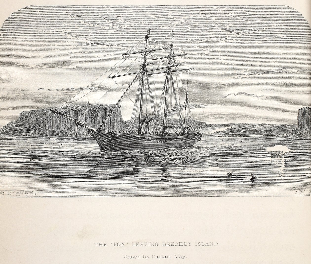 Fox, Beachey Adası'ndan Ayrılırken, 1859 by Walter William May
