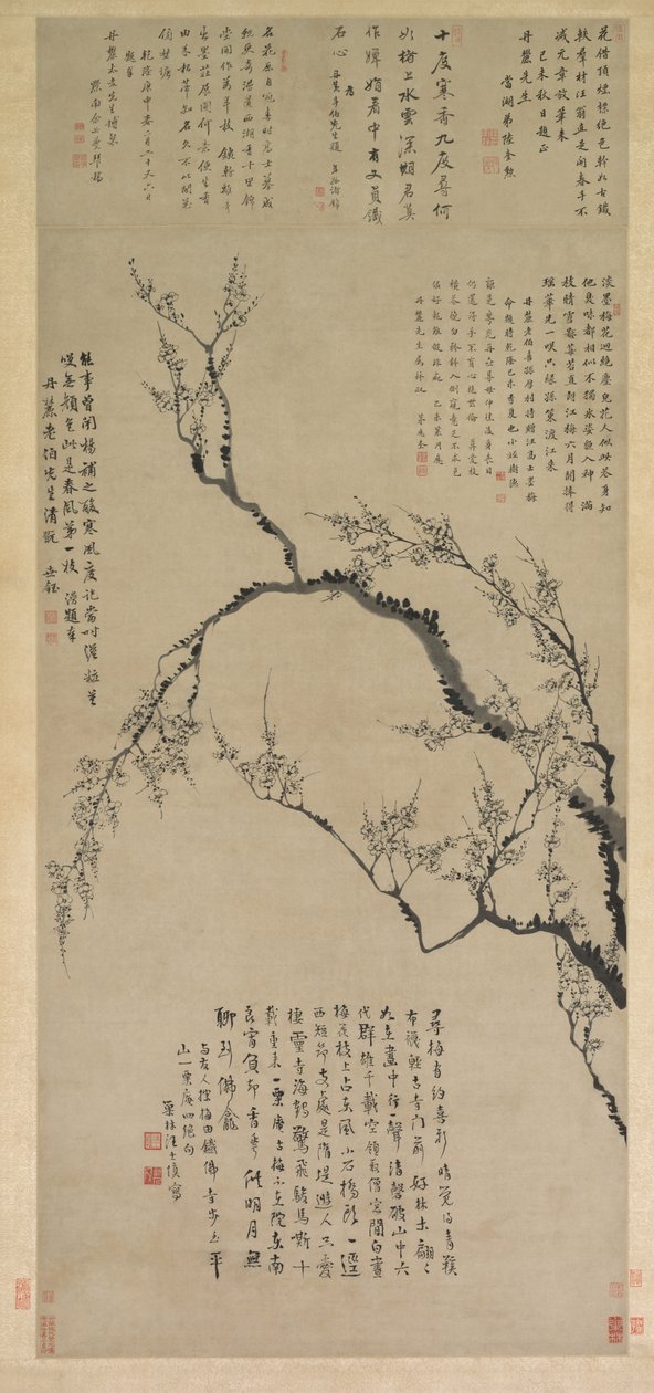 Erik Çiçekleri, 1747. by Wang Shishen