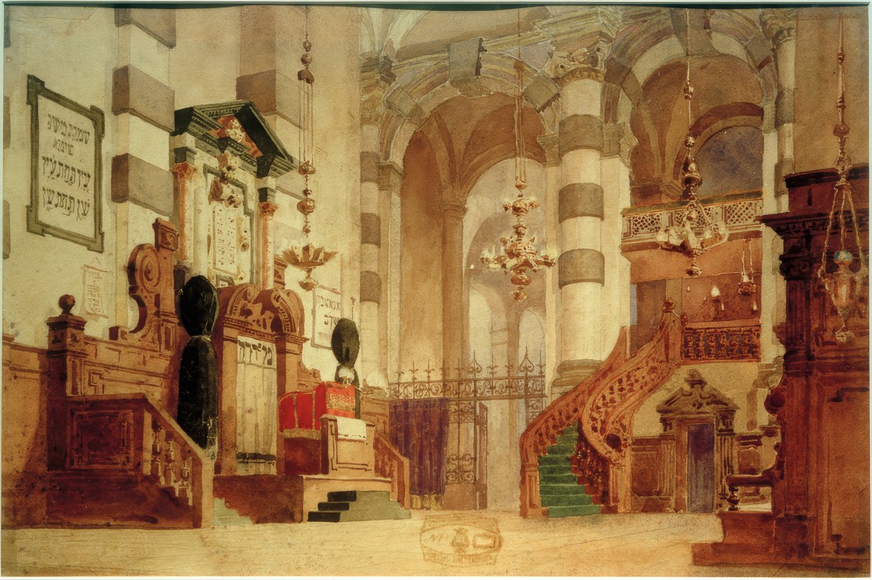Katedralin iç kısmı by Vasilij Dmitrievich Polenov