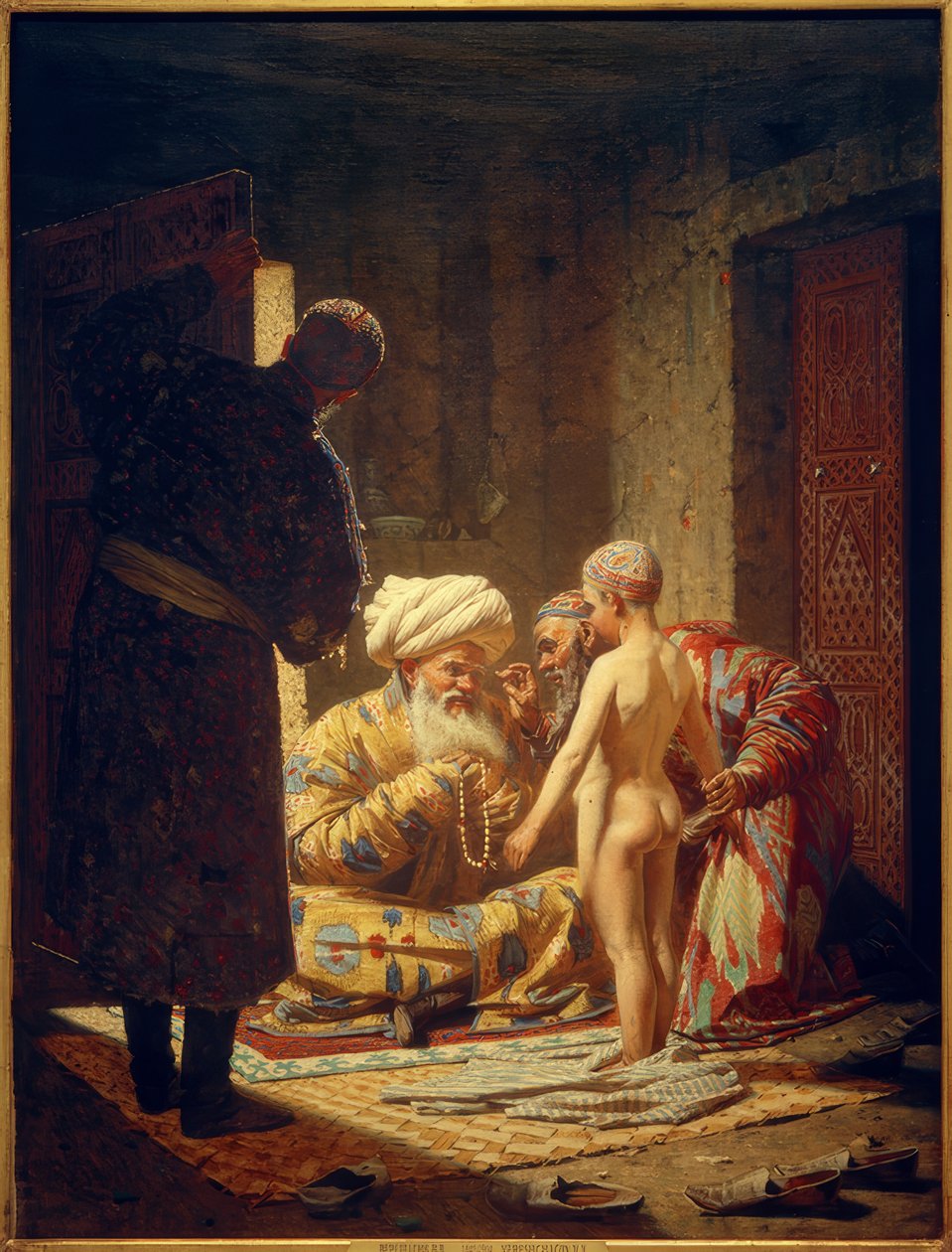 köle çocuk satmak by Wassili W. Werestschagin
