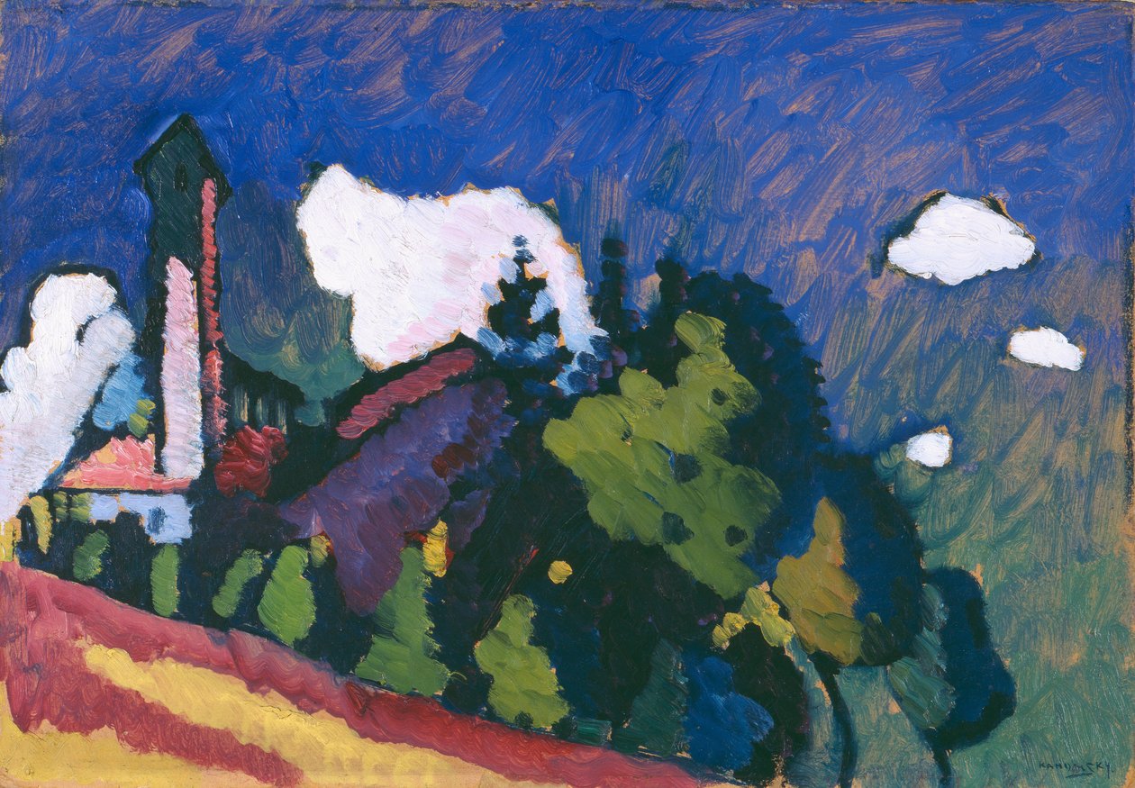 V. Kandinsky. Manzara by Wassily Kandinsky