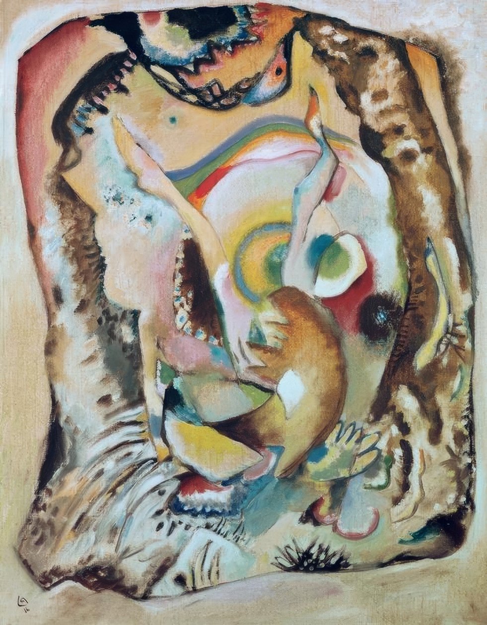 Açık renkli resim by Wassily Kandinsky