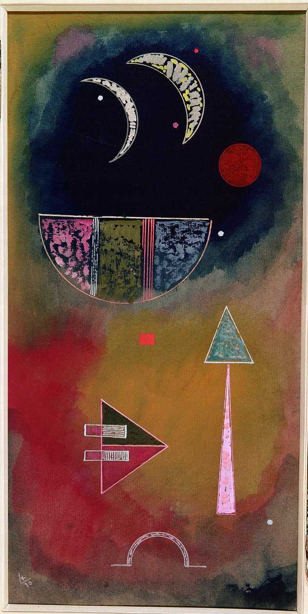 From Light into Dark, 1930 (gouache und wc) by Wassily Kandinsky