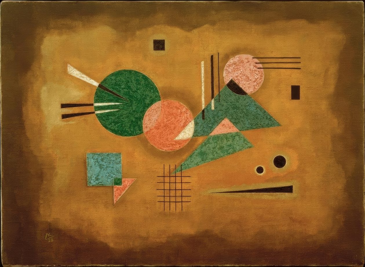 Kaynaştırıcı Pembe by Wassily Kandinsky