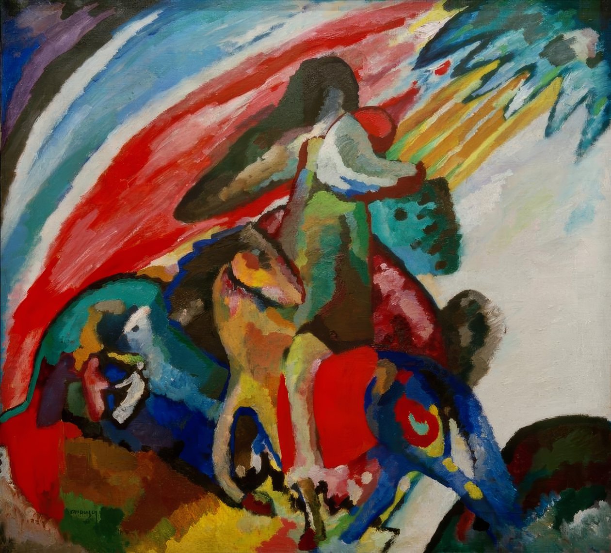 Doğaçlama 12 (Binici) by Wassily Kandinsky